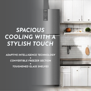 Whirlpool 308 L Double Door Refrigerator - IFPRO INV CNV 355 Illusia Steel (2S)-TL