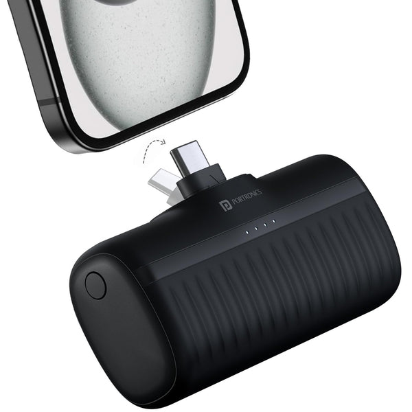 Portronics Power Pebble 5000mAh Power Bank.