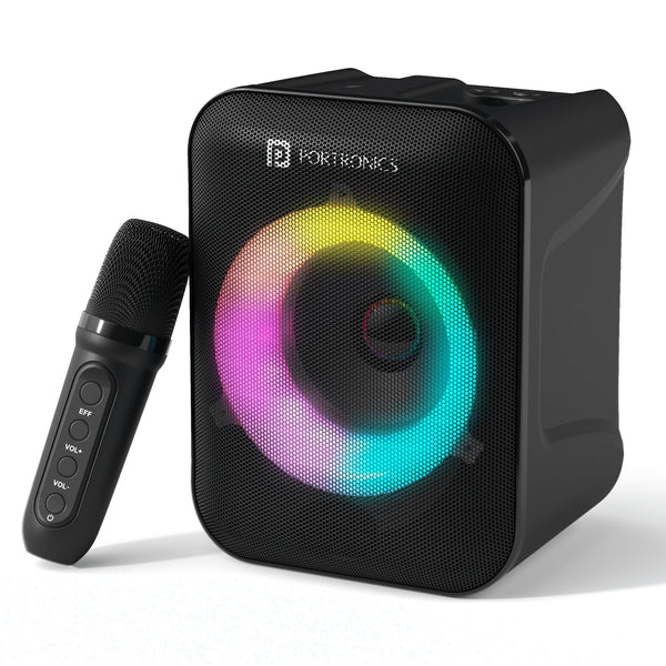 Portronics Apollo One - 20W Bluetooth Speaker with Wireless Karaoke Mic.